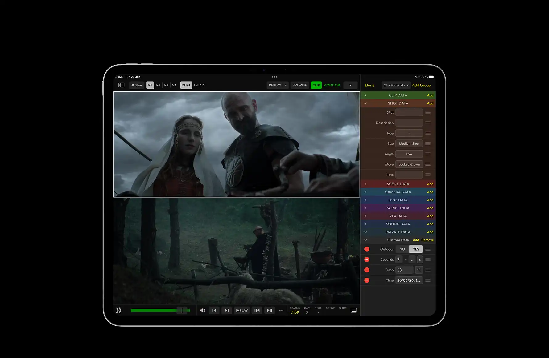 Add custom metadata fields with variable types